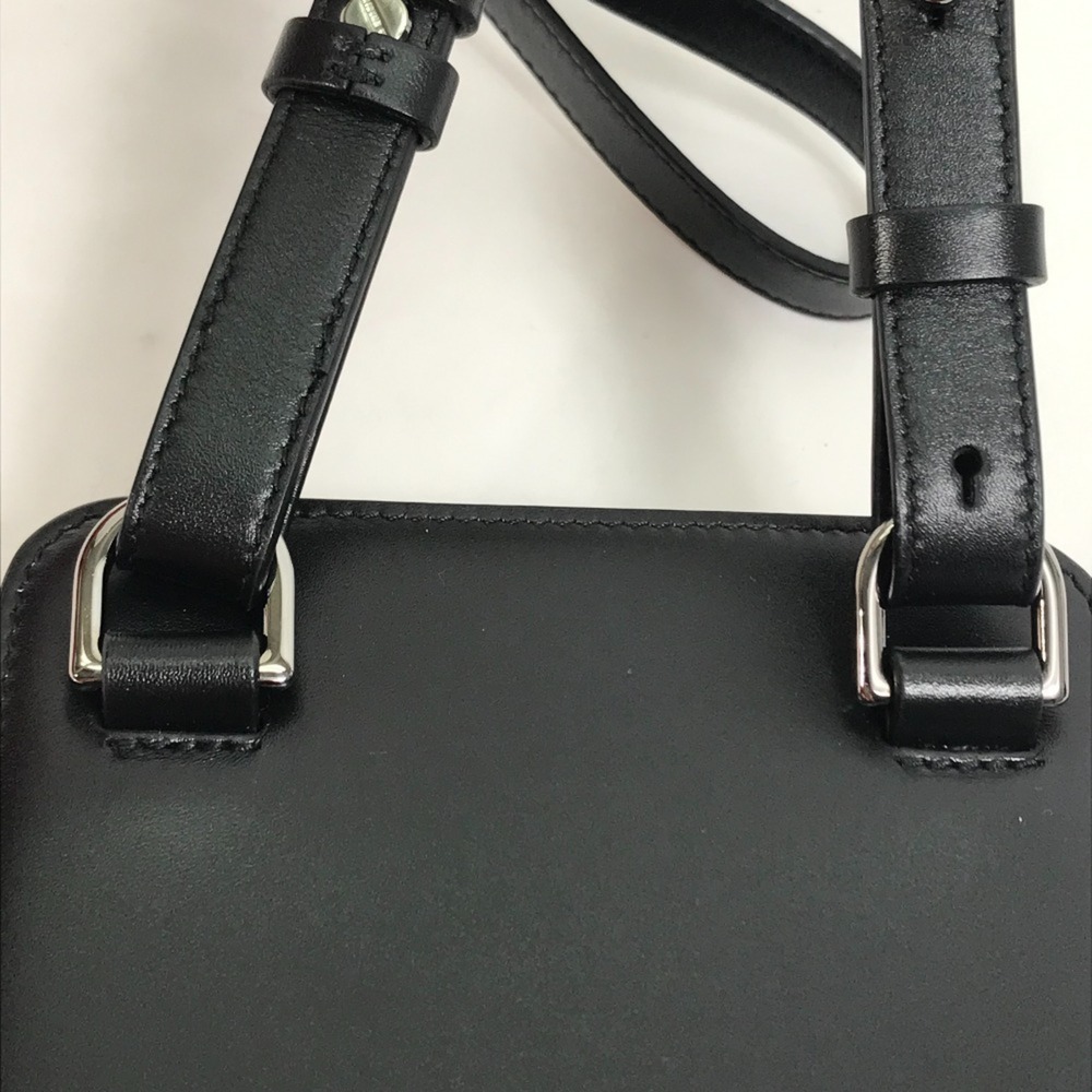 CHRISTIAN DIOR Black Leather Pochette Shoulder Bag - Picture 11 of 16